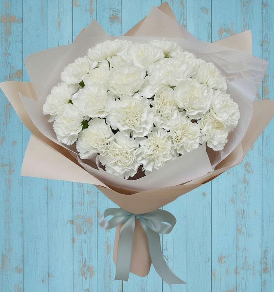 Букет цветов из: Гвоздики в Аркуле