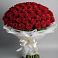 Букет 101 Красная роза Блэк Мэджик в Аркуле
