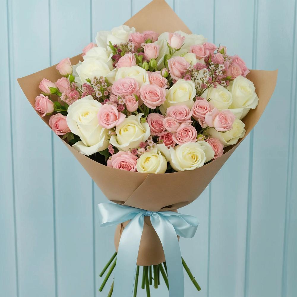 Букет цветов из: Розы в Аркуле