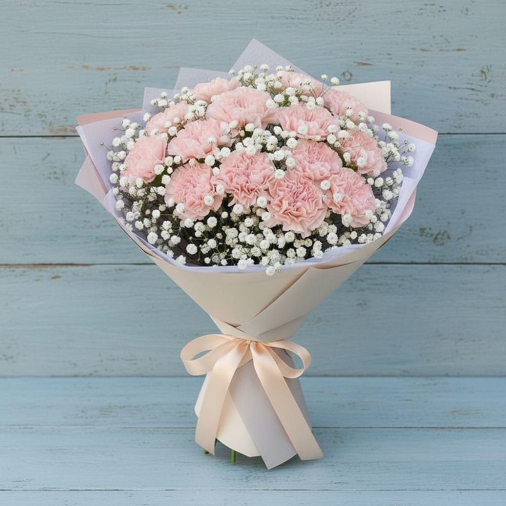 Букет цветов из: Гвоздики в Аркуле