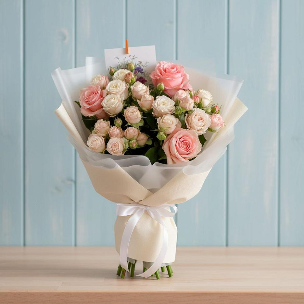 Букет цветов из: Розы в Аркуле