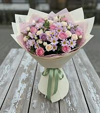 Букет цветов из:  Розы и Хризантемы #REPLACE_PRED# Аркуле