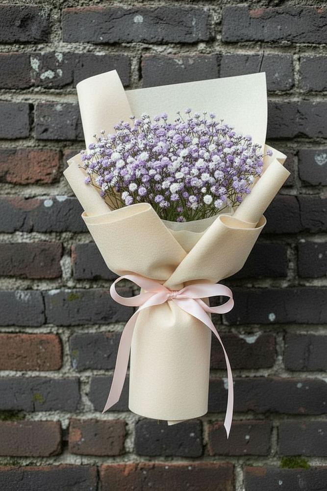 Букет Нежные чувства в Аркуле Букет цветов из: Гипсофила в Аркуле