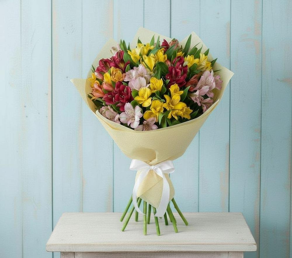 Букет цветов из: Альстромерии в Аркуле