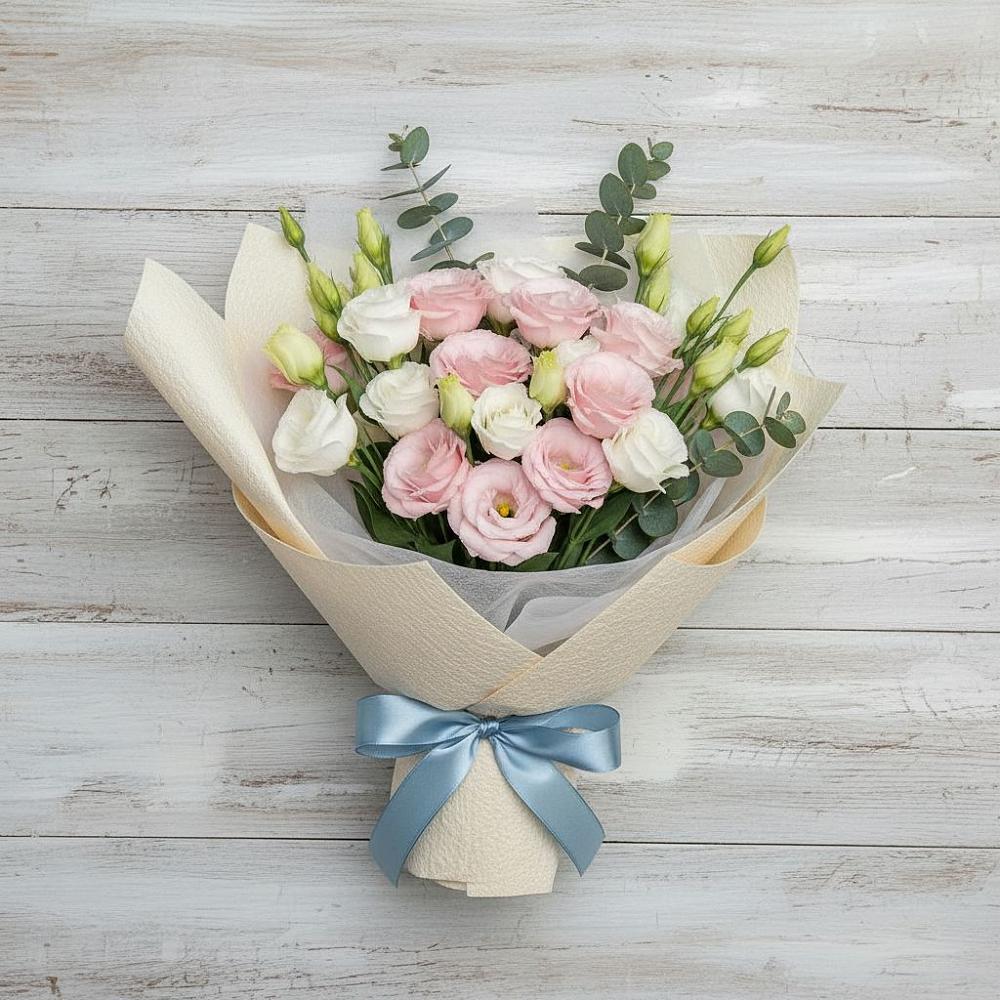 Букет цветов из: Лизиантусы в Аркуле